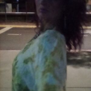 Yellow and white tie die